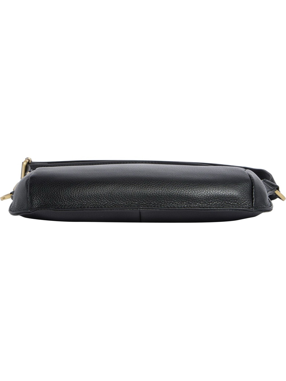 HOBO Black Leather Shoulder Bag with Gold Hardware - Picture 5 of 11
